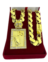 Cordão Friso S + Pingente Mc Poze De Moeda Antiga + Brinde