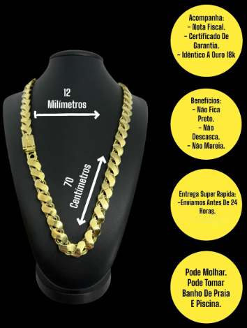 Cordão Friso S + Pingente Mc Poze De Moeda Antiga + Brinde