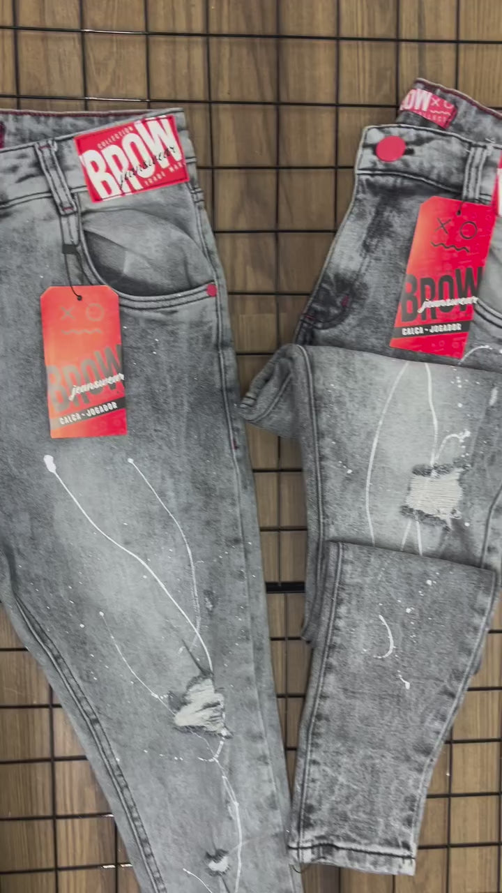 Calça Jogador Cinza