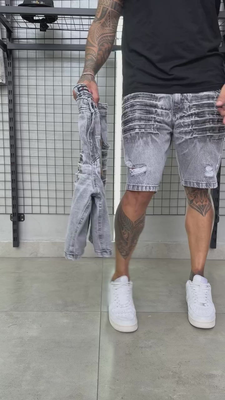 Bermuda Jogador Cinza