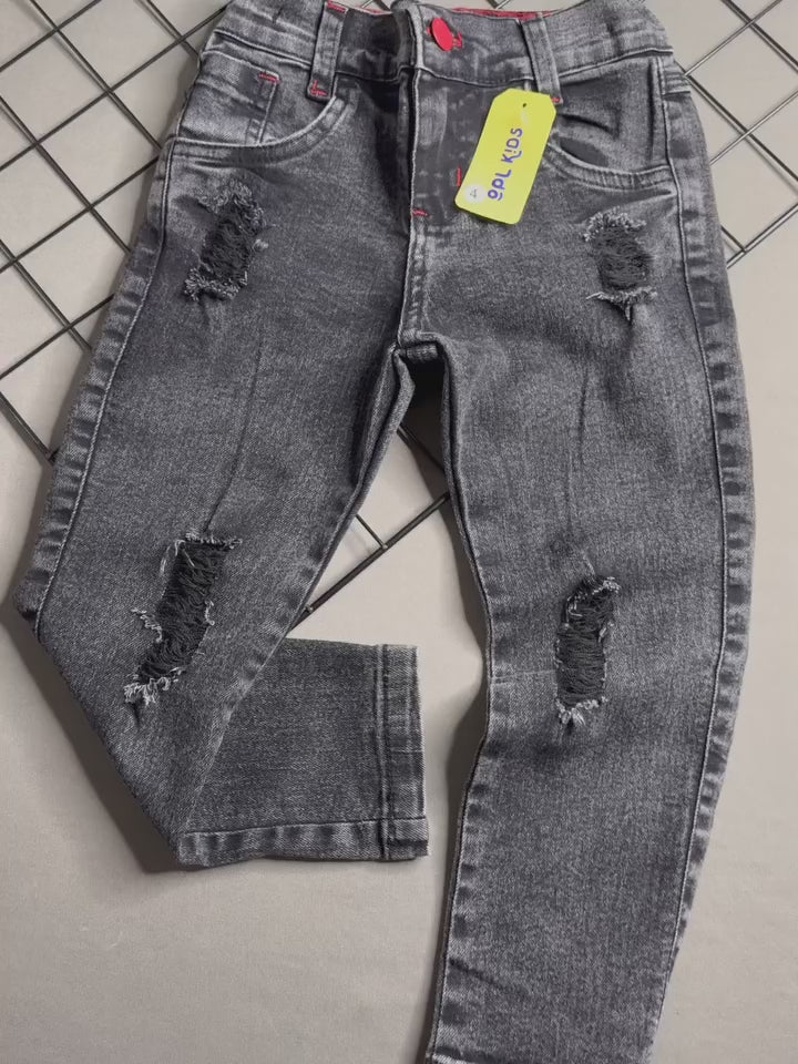 Calça Jogador Cinza Infantil