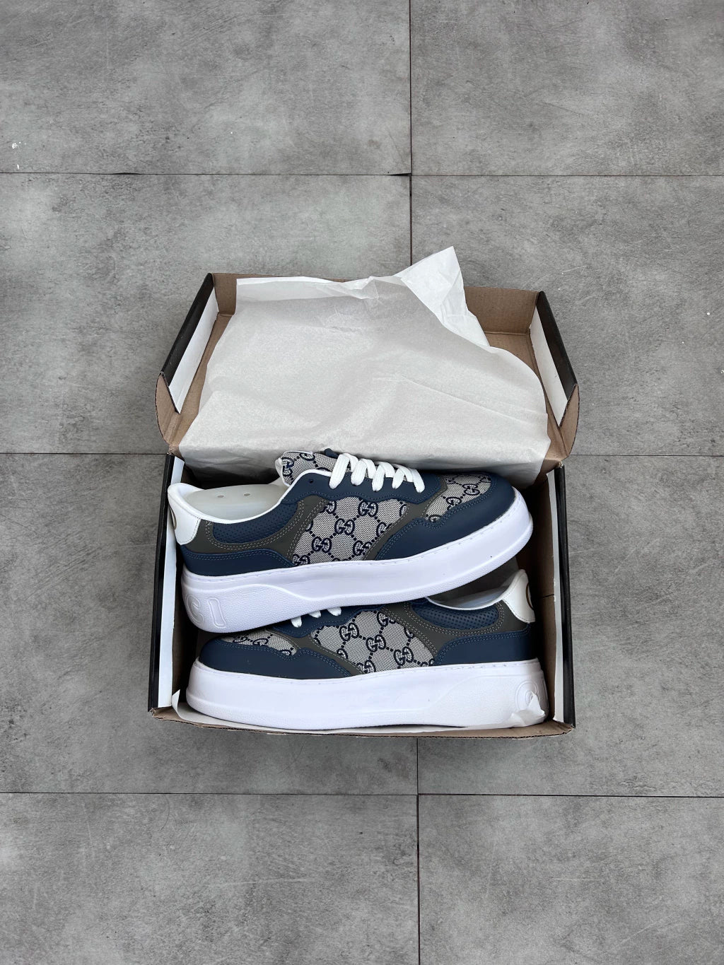 Tenis Gucci Plataforma Alta