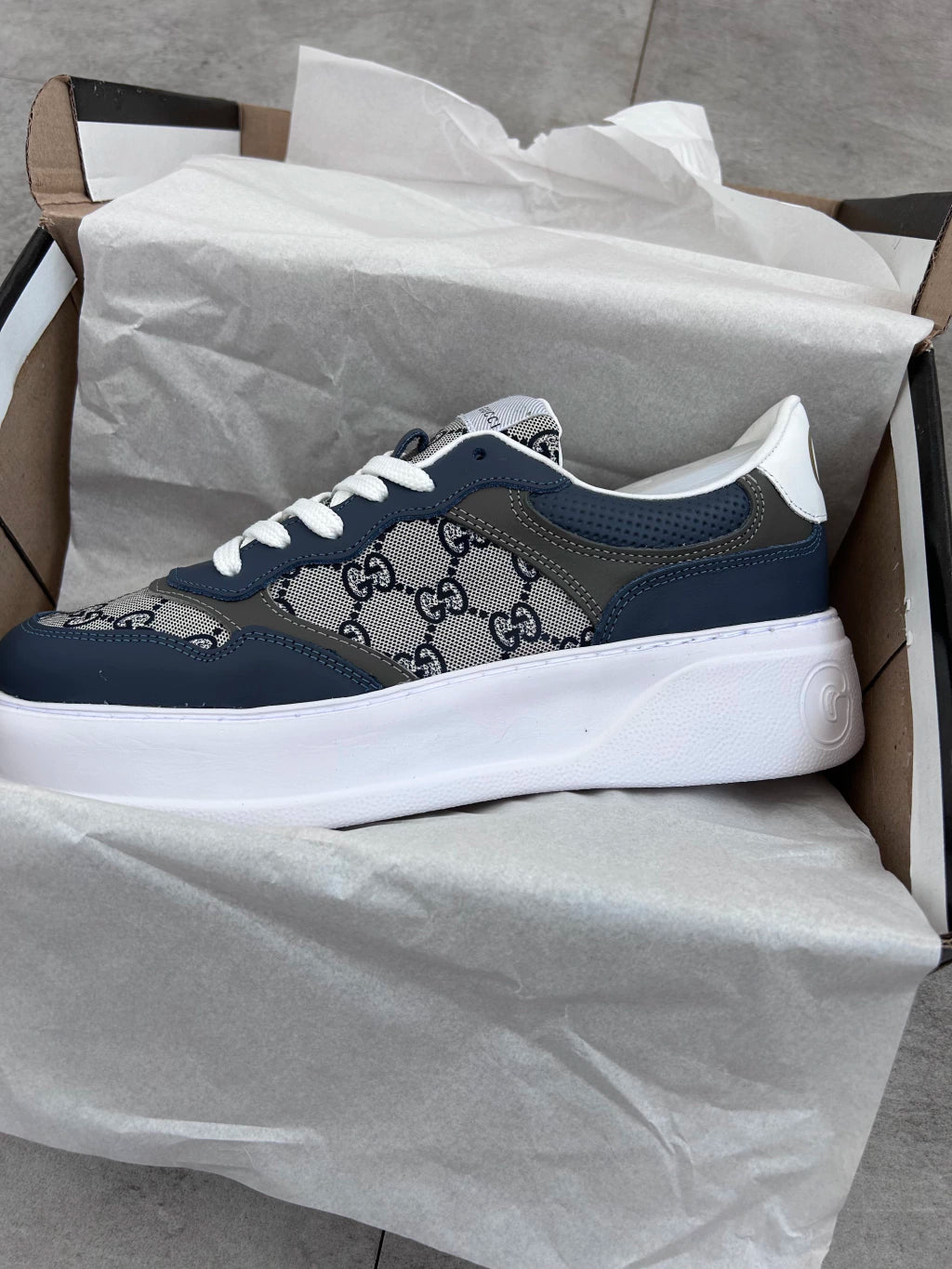 Tenis Gucci Plataforma Alta